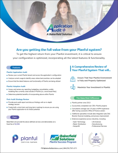 Bakerfield Application Audit+