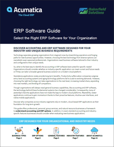 ERP Software Guide