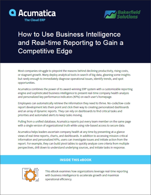 How to Use Business Intelligence and Real-time Reporting to Gain a Competitive Edge